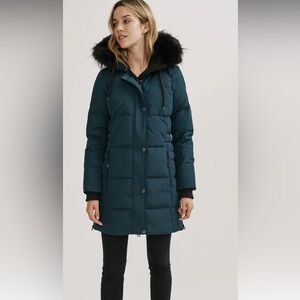 ARTIC EXPEDITION Size XL Hudson HybraDown® Parka Dark Petrol Down Parka